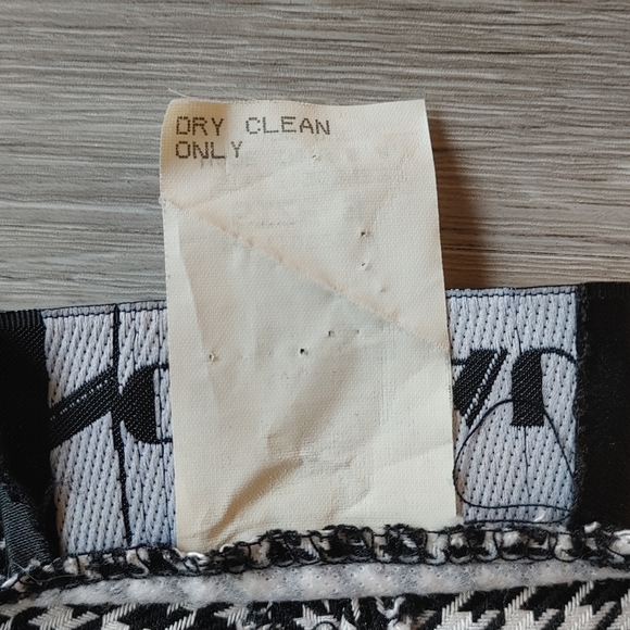 NOUVEAU Petite Black & White High Waisted Trousers - Picture 10 of 11